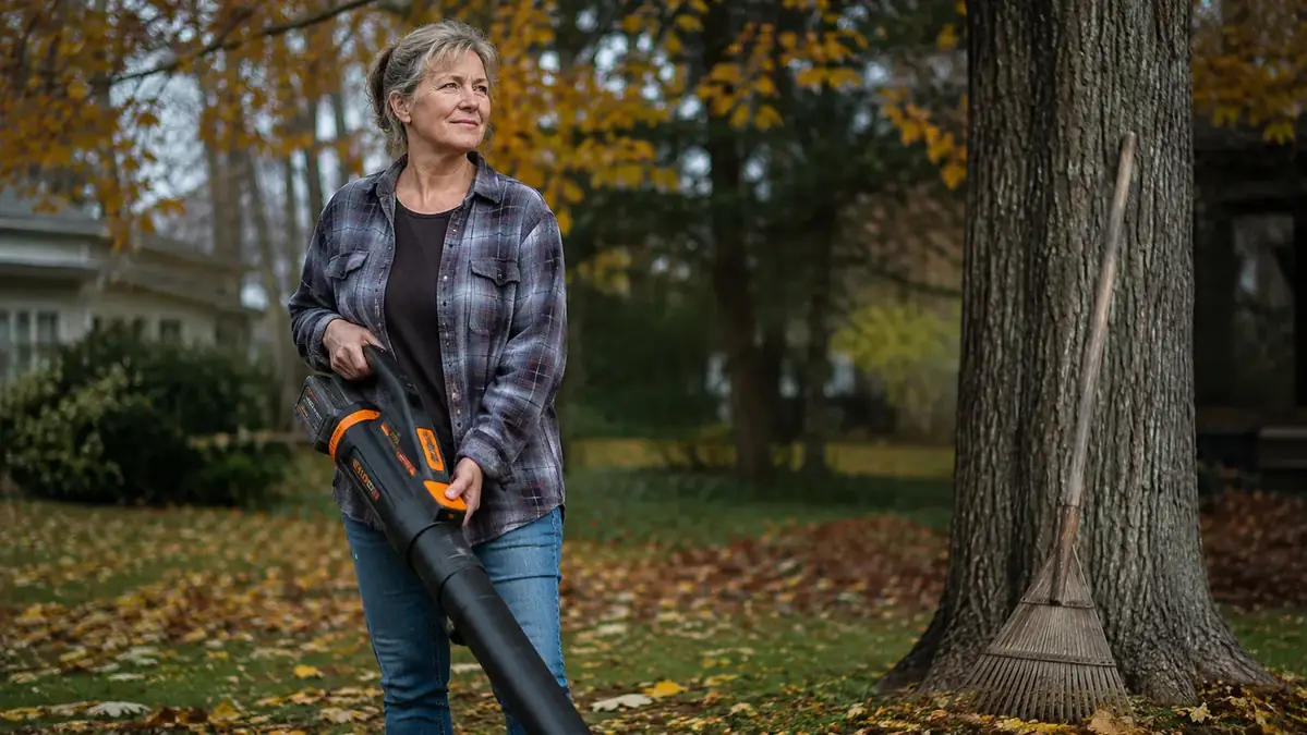 How a Cordless Leaf Blower Cut My Weekend Yard Work in Half